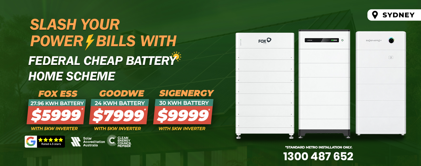 Cheaper Home Batteries Program